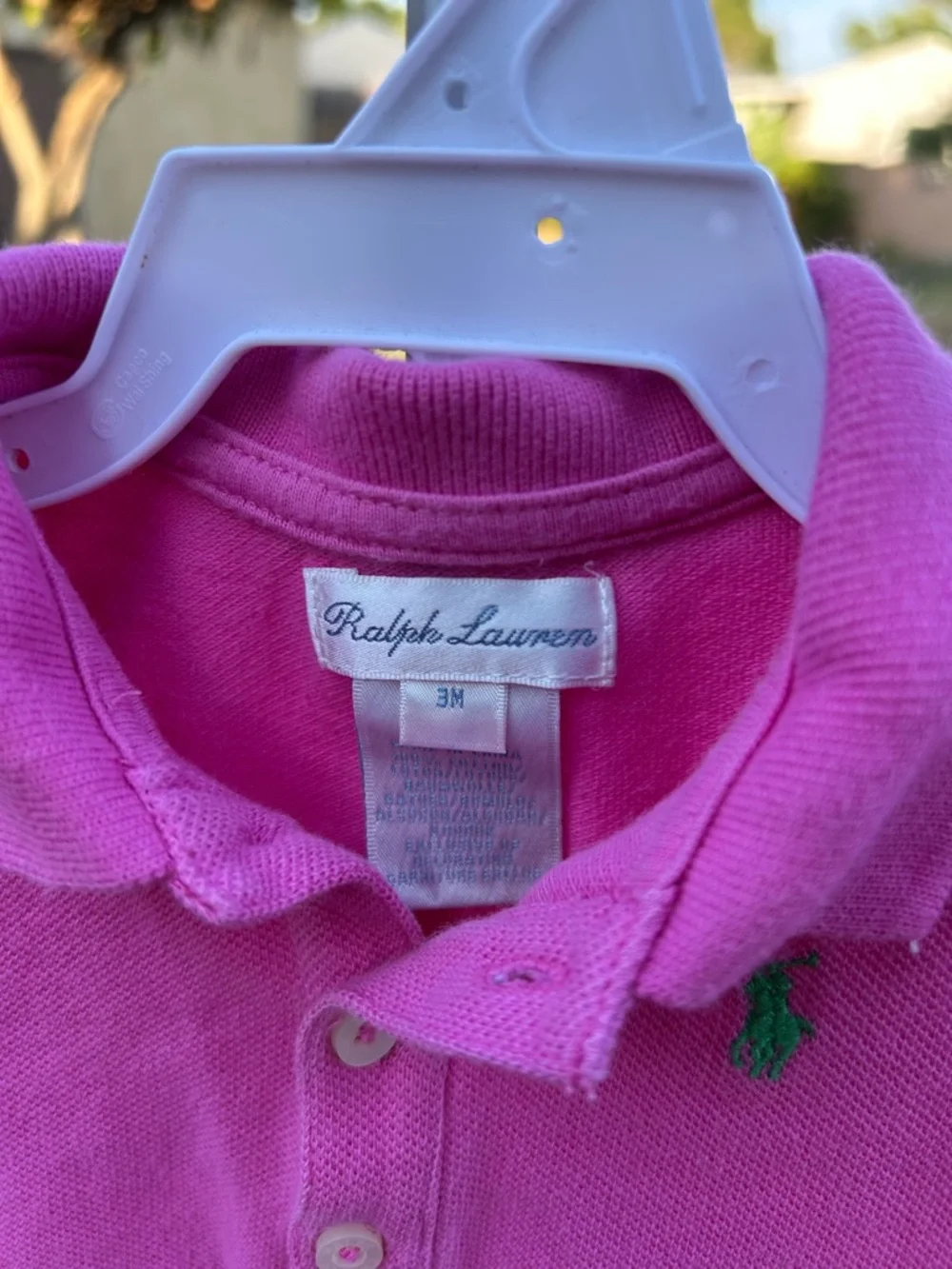 Ralph Lauren pink polo dress with bloomers